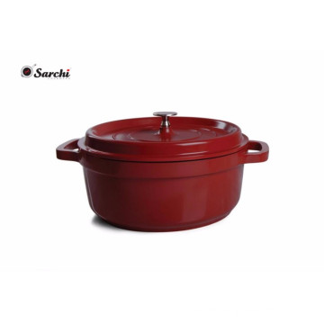 Emaille Gusseisen Kasserolle Dish / Stock Pot